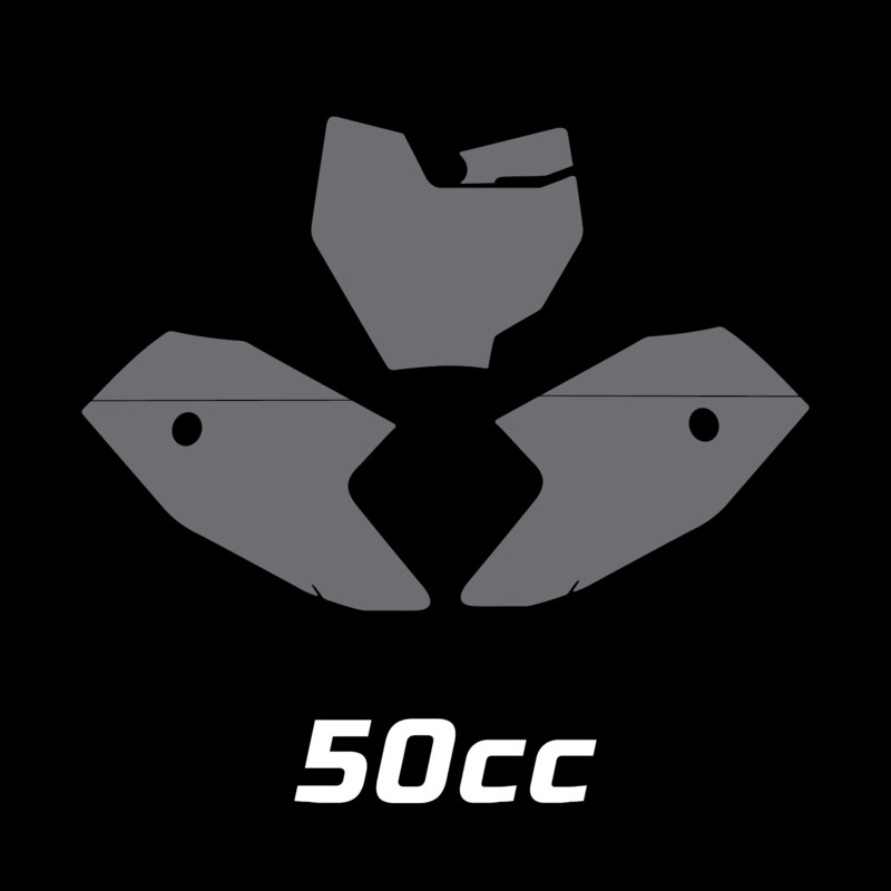 Number Plate Backgrounds - 50cc