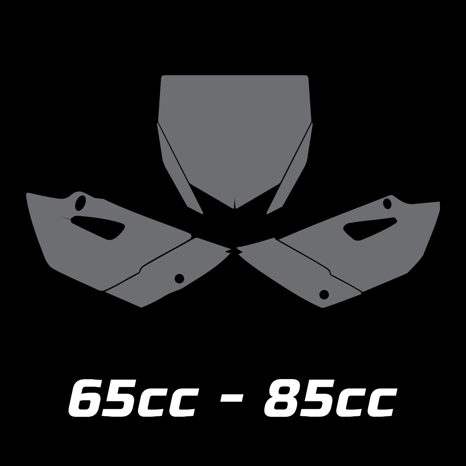 Number Plate Backgrounds - 65cc-85cc