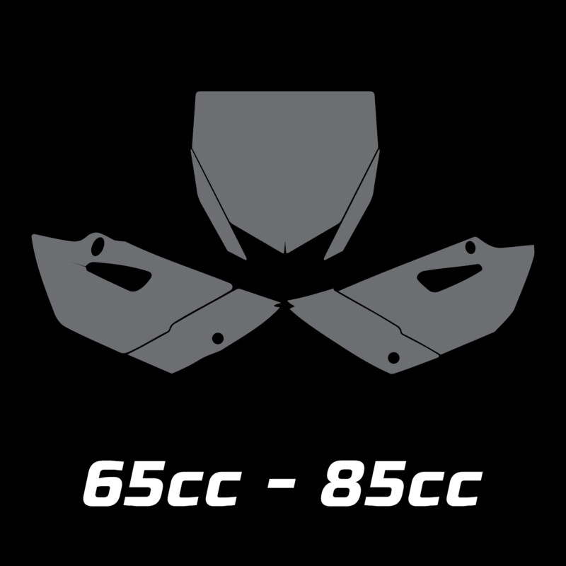 Number Plate Backgrounds - 65cc-85cc