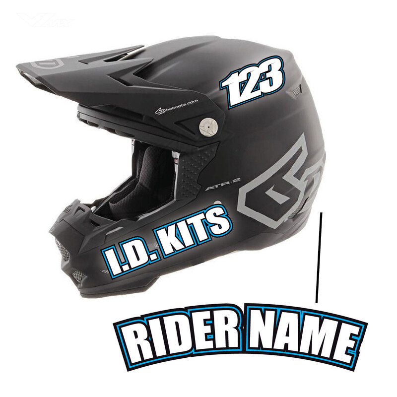 Helmet I.D. Sticker Kit