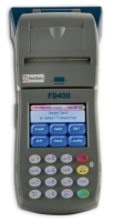 First Data™ FD-400 GPRS Wireless Credit Card Terminal w/Internal PIN Pad