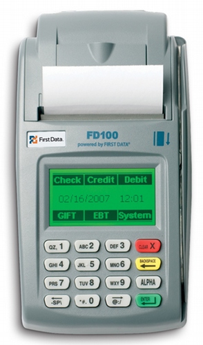 First Data™ FD-100Ti Credit Card Terminal