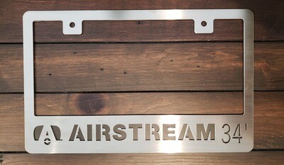 Airstream 34' License Plate Frame