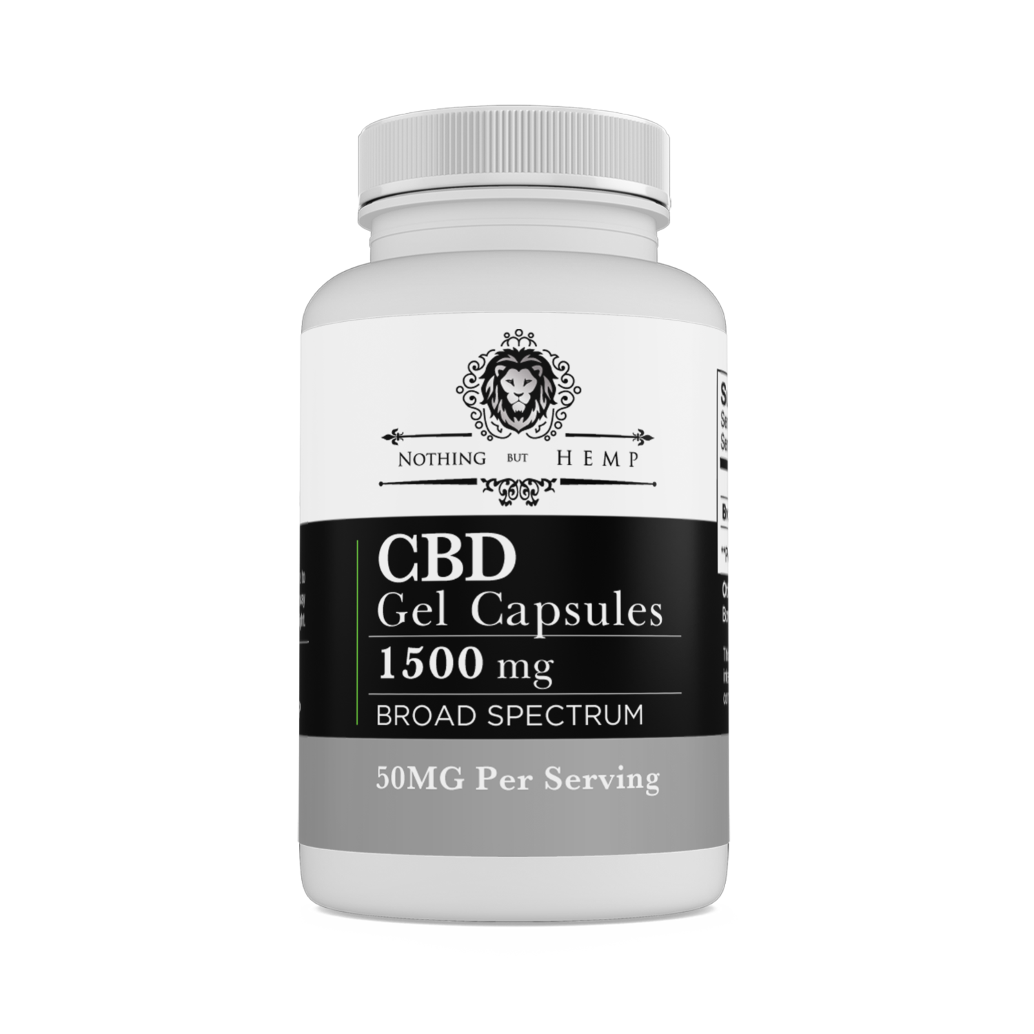 Nothing But Hemp 1500MG Capsules Nothing But Hemp 1500MG Capsules
