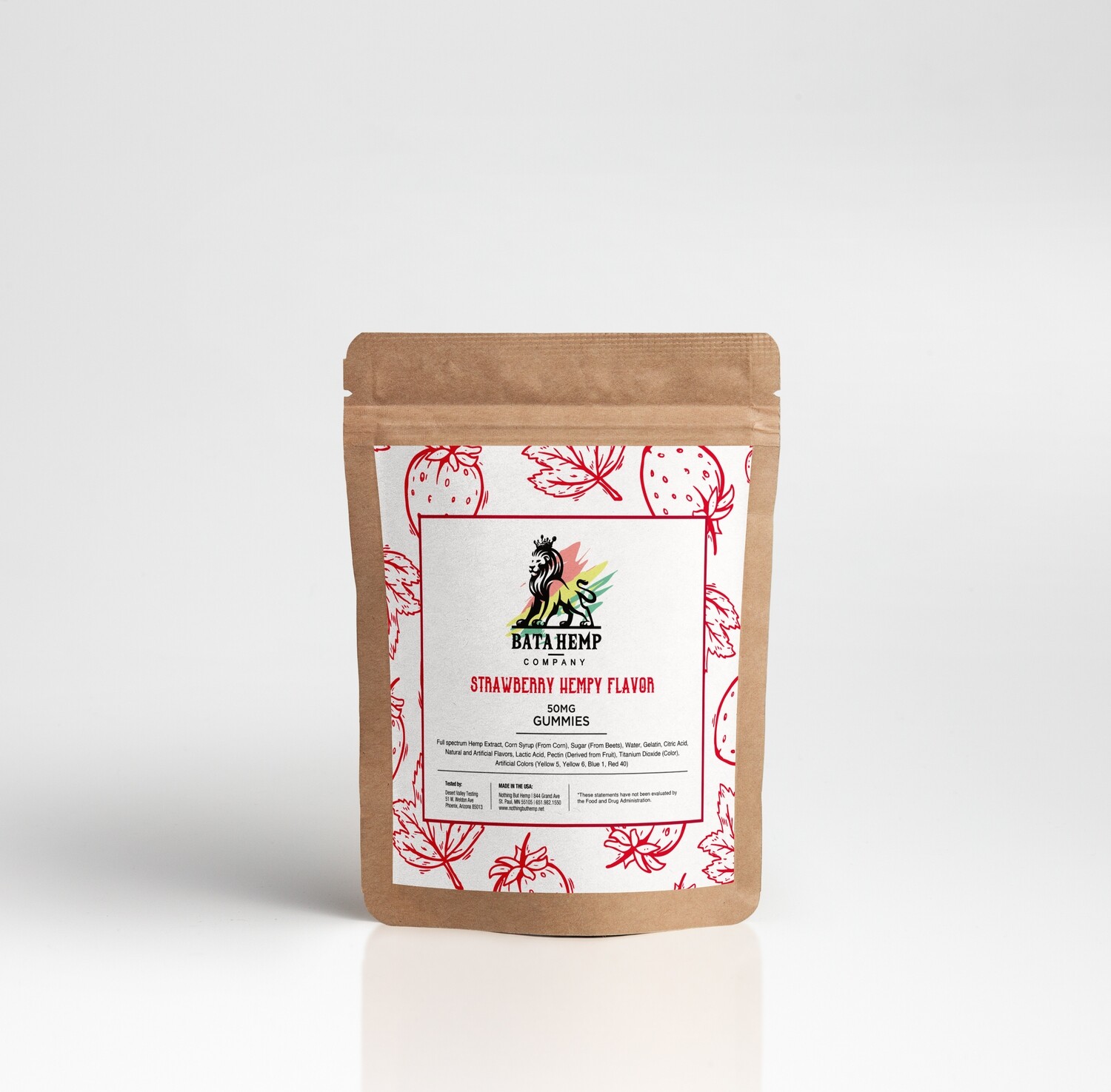 Bata Hemp | 50MG | Strawberry Hempy Gummies | 10 Per Unit | Bundle 3 Packs Bata Hemp | 50MG | Strawberry Hempy Gummies | 10 Per Unit | Bundle 3 Packs