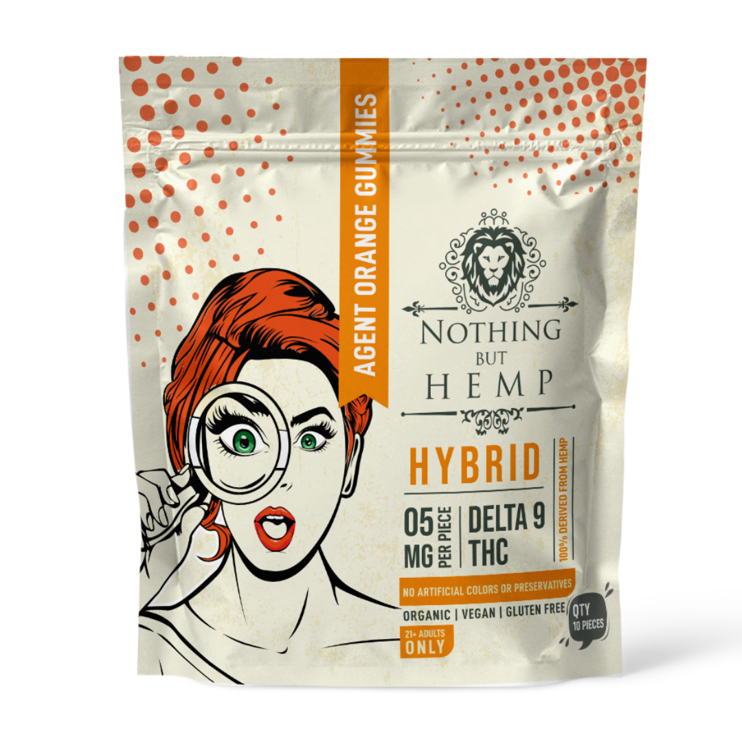 5mg Delta 9 THC | Agent Orange | Hybrid | 10 Pack