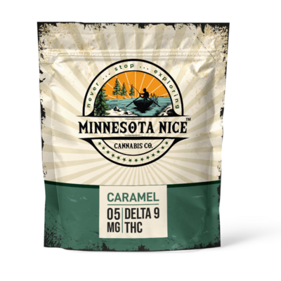 THC | 5MG | Caramels | Minnesota Nice Cannabis Co | 10 Pack