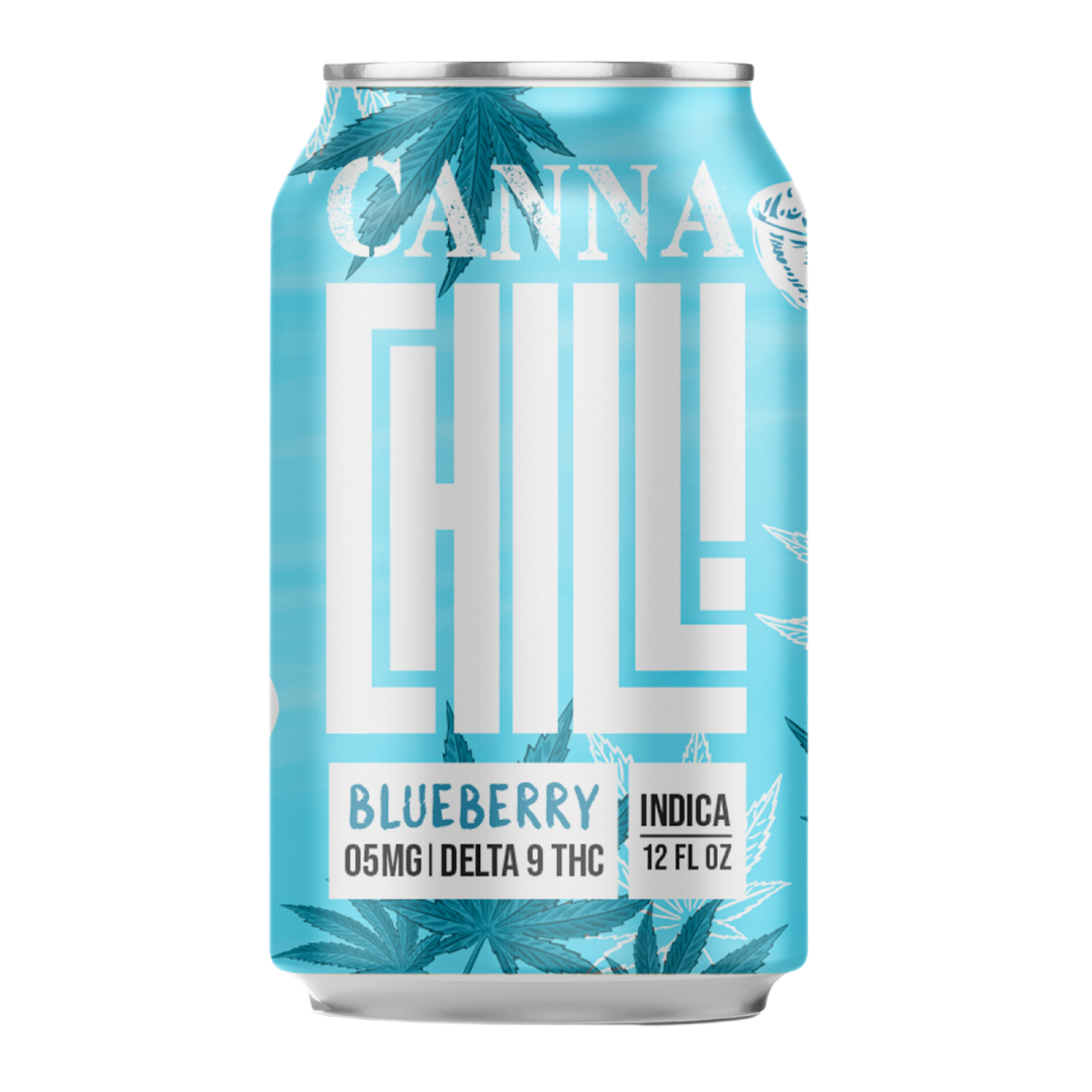 Canna Chill | 5mg Delta 9 THC | Indica | Blueberry | 4 Pack