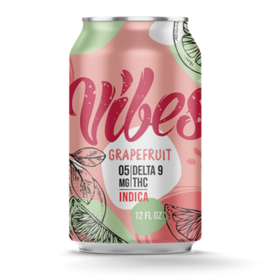 Vibes™ | Delta 9 THC | 5mg | Drink | Indica | 12 Pack