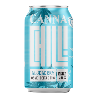 Canna Chill | 5mg Delta 9 THC | Indica | Blueberry | 12 Pack