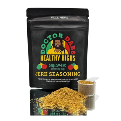 ​Doctor Dabs THC Jerk Seasoning | 5mg per 5 grams | 50mg Container