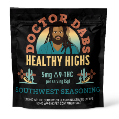 ​Doctor Dabs THC Southwest Chile Seasoning | 5mg per 5 grams | 50mg Container