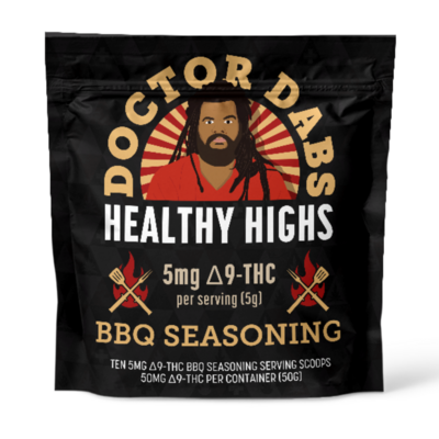 ​Doctor Dabs THC BBQ Seasoning | 5mg per 5 grams | 50mg Container