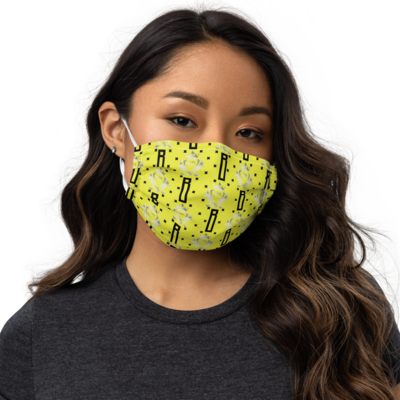 Premium Yellow Reusable face mask
