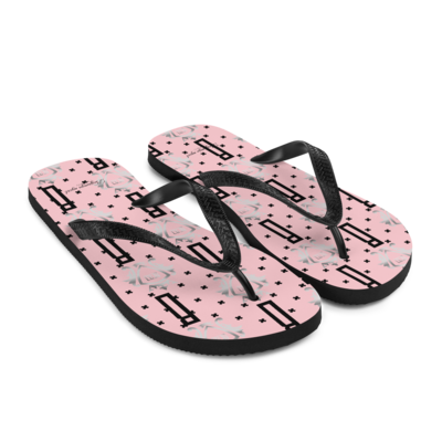 Light Pink Minimal Flip Flops