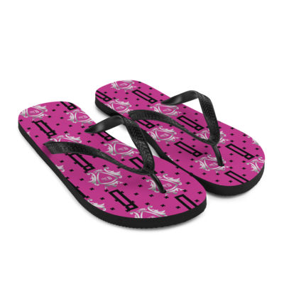 Dark Pink Stylish Flip Flops | BENJ
