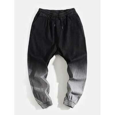 Two Tone Ombre Street Style Jeans Two Tone Ombre Street Style Jeans