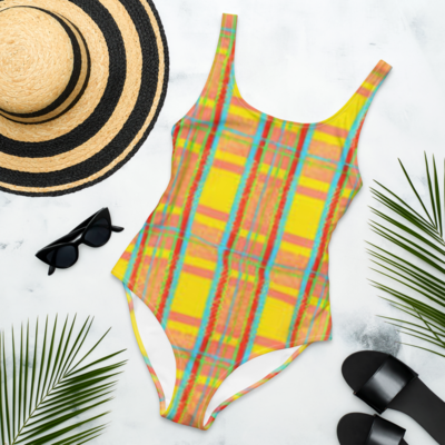 Colorful Warm One Piece Swimsuit