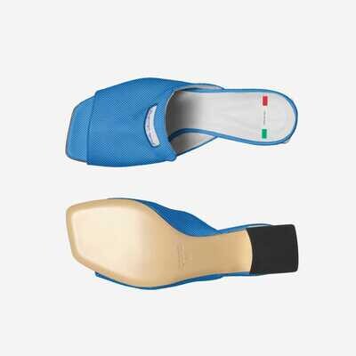 Plain Luxe Premium Blue Sandal | BENJ-URBAN