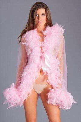 Pink Lux Robe Lingerie