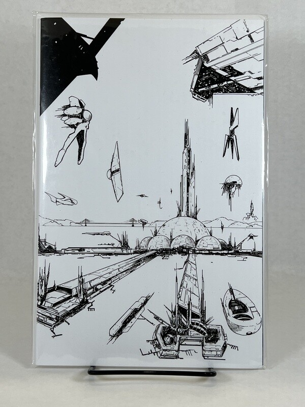 Port of Earth #1 - Convention Exclusive B&W Mutti Variant