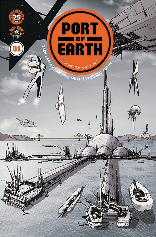 Port of Earth #1 Signed Cover A (Andrea Mutti)