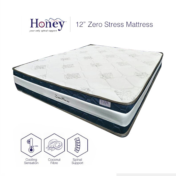Honey | 12inch Zero Stress Mattress - Queen Honey | 12inch Zero Stress Mattress - Queen