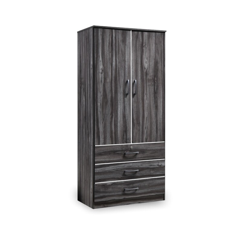 2 Doors wardrobe with drawers