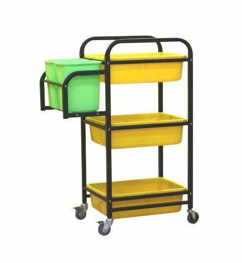 Rack with rectangle basket Trolley Rack with rectangle basket Trolley