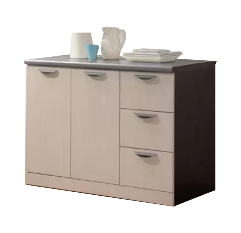 2 Doors and 3 Drawers Low Kitchen Cabinet 2 Doors and 3 Drawers Low Kitchen Cabinet