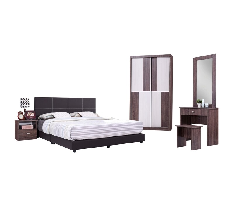 Bedroom Set with wardrobe and queen size divan Bedroom Set with wardrobe and queen size divan