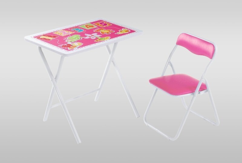 Children Foldable Study Table & Chair