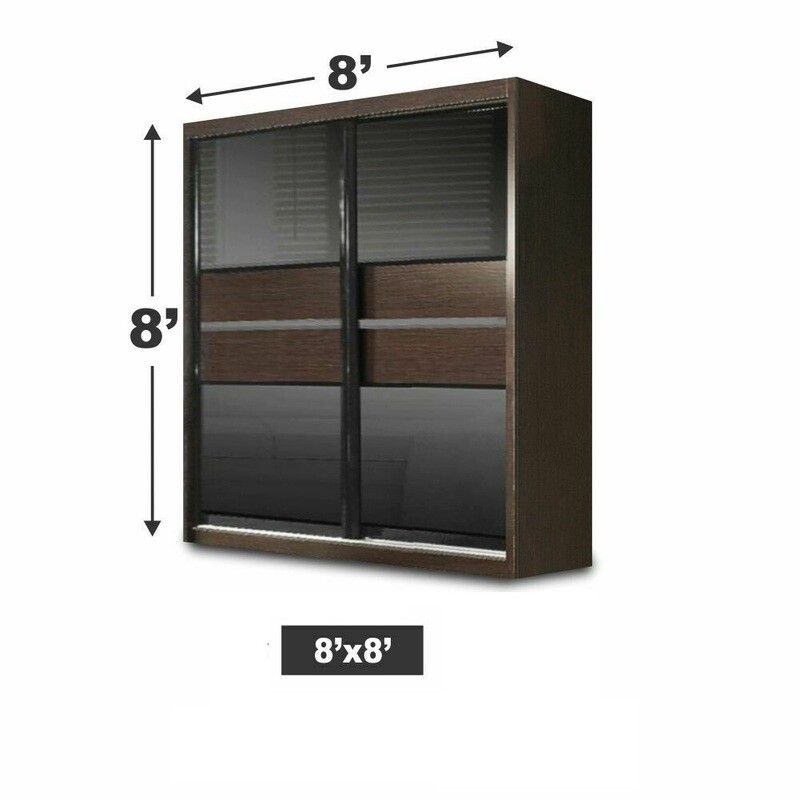 2 Doors Sliding Wardrobe (8ft x 8ft) 2 Doors Sliding Wardrobe (8ft x 8ft)