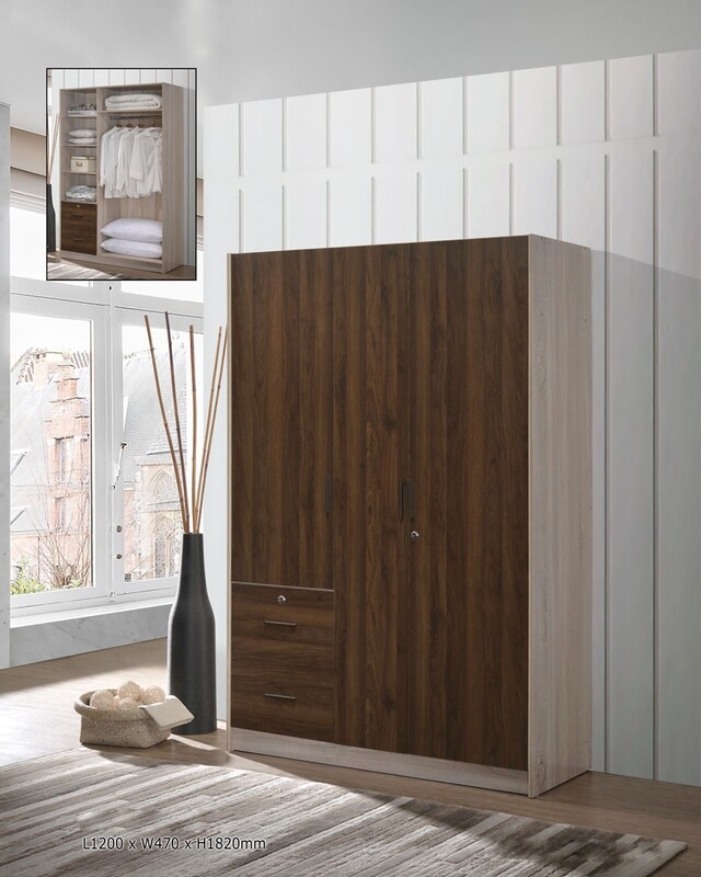 3 Doors and 2 Drawers Wardrobe 3 Doors and 2 Drawers Wardrobe