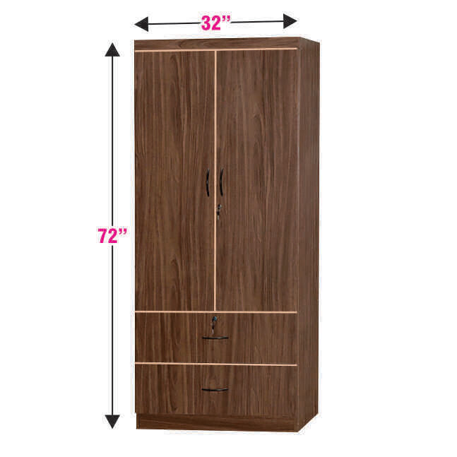 2 Doors and 2 Drawers Wardrobe 2 Doors and 2 Drawers Wardrobe