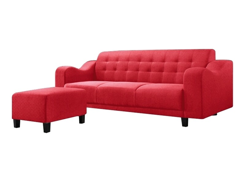 L-Shape Sofa (Red)