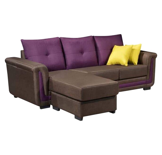 L-shape Fabric Sofa