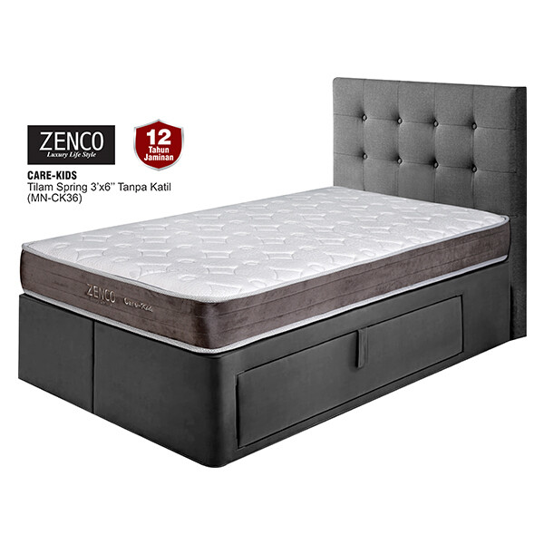 ZENCO 6 inch Care Kid Spring Mattress - Single Size ZENCO 6 inch Care Kid Spring Mattress - Single Size