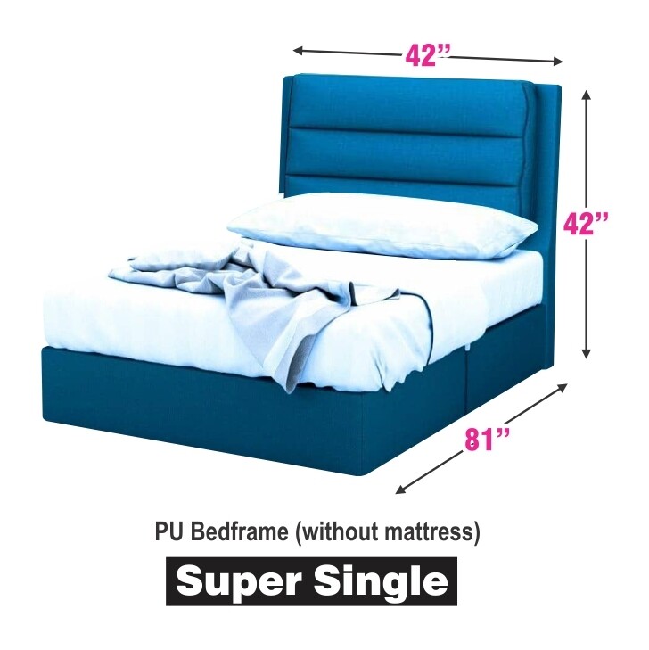 3.5ft Fabric England Bed Frame - Super Single 3.5ft Fabric England Bed Frame - Super Single