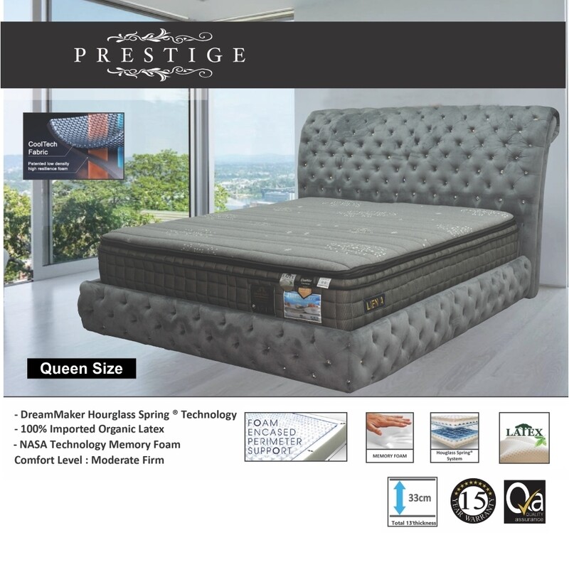 PRESTIGE | 13 inch Latex Spring Mattress - King size PRESTIGE | 13 inch Latex Spring Mattress - King size