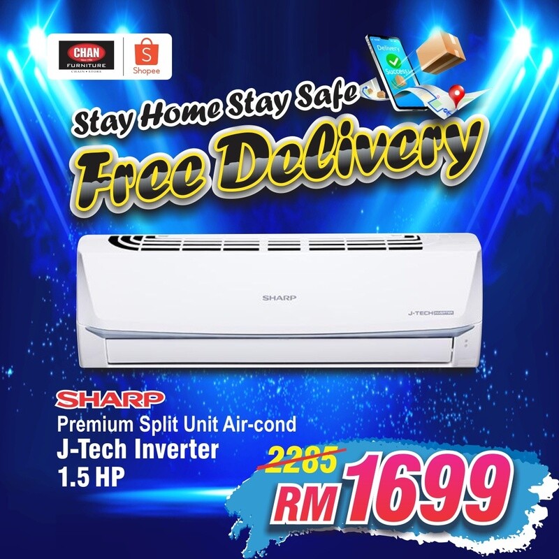 SHARP | 1.5hp Premium Inverter Air Conditioner SHARP | 1.5hp Premium Inverter Air Conditioner