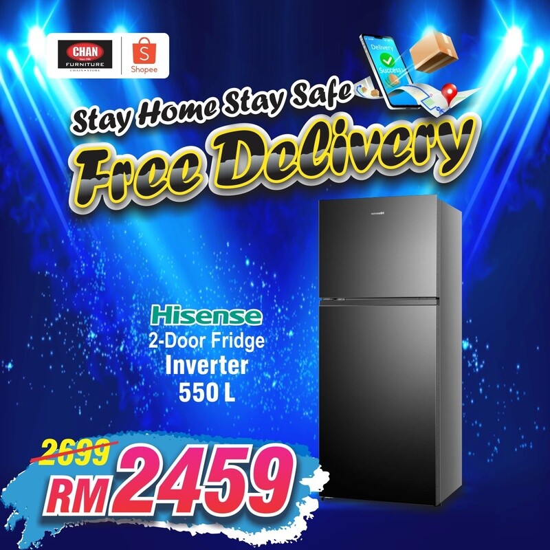HISENSE | 550L 2 Door Inverter Fridge HISENSE | 550L 2 Door Inverter Fridge