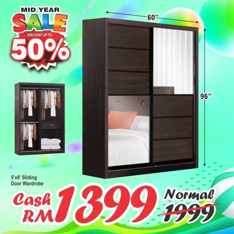 5ft x 8ft Sliding Wardrobe 5ft x 8ft Sliding Wardrobe