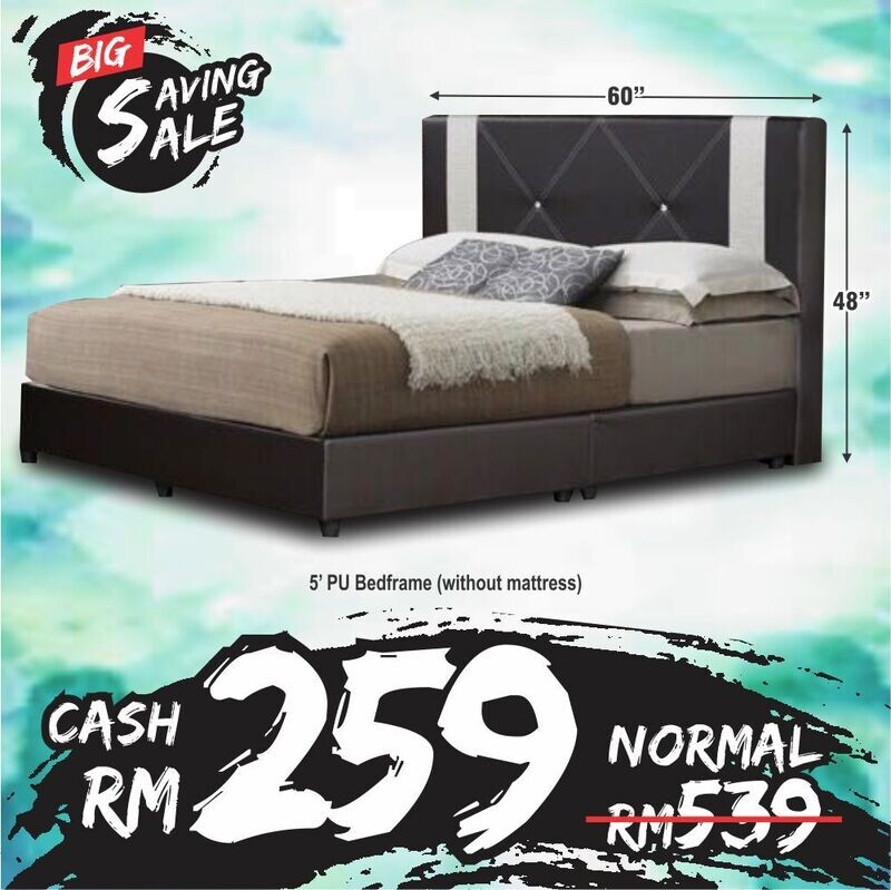 5ft PU Leather Queen Divan 5ft PU Leather Queen Divan