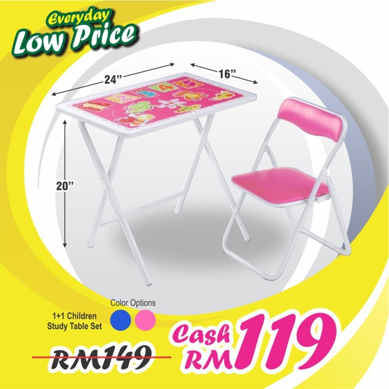 Children Foldable Study Table & Chair Children Foldable Study Table & Chair