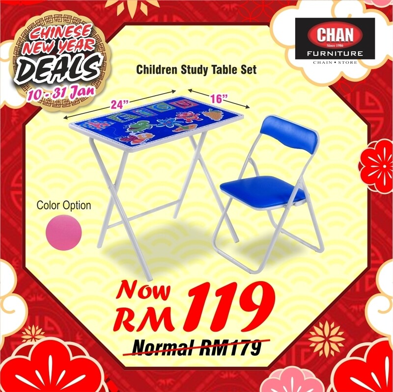 Children Foldable Study Table & Chair Children Foldable Study Table & Chair