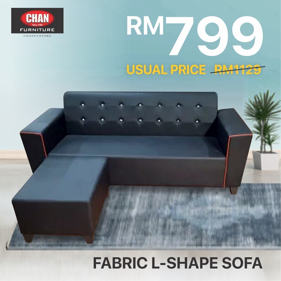 Fabric L-Shape Sofa