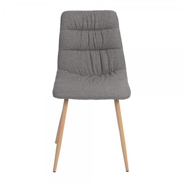 Fabric Dining Chair (Damask Grey) Fabric Dining Chair (Damask Grey)