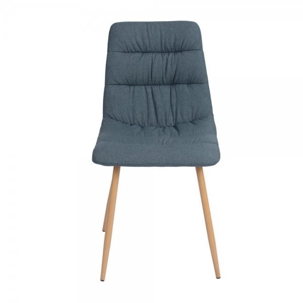 Fabric Dining Chair (Damask Blue) Fabric Dining Chair (Damask Blue)
