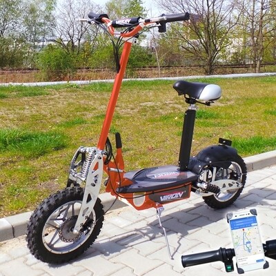 Trottinette électrique CROSS XXL Viron Motors 1000W - ORANGE Trottinette électrique CROSS XXL Viron Motors 1000W - ORANGE